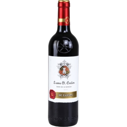 Vin Rouge A.O.P. Lussac-Saint-Émilion L DE LUSSAC