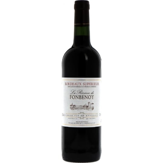 Vin Rouge Bordeaux Supérieur LA RESERVE DE FONDENOY