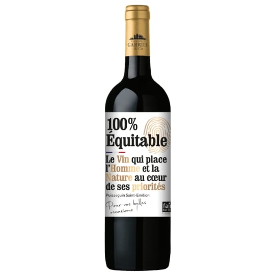 Vin Rouge AOC Puisseguin Saint-Emilion Bio 100% EQUITABLE