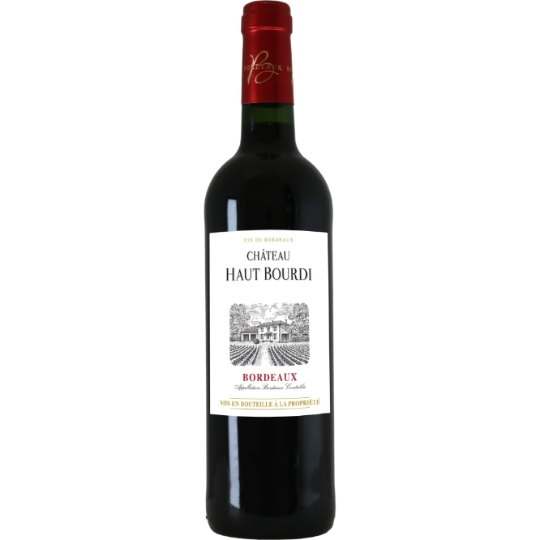 Vin Rouge AOC Bordeaux CHATEAU HAUT BOURDI