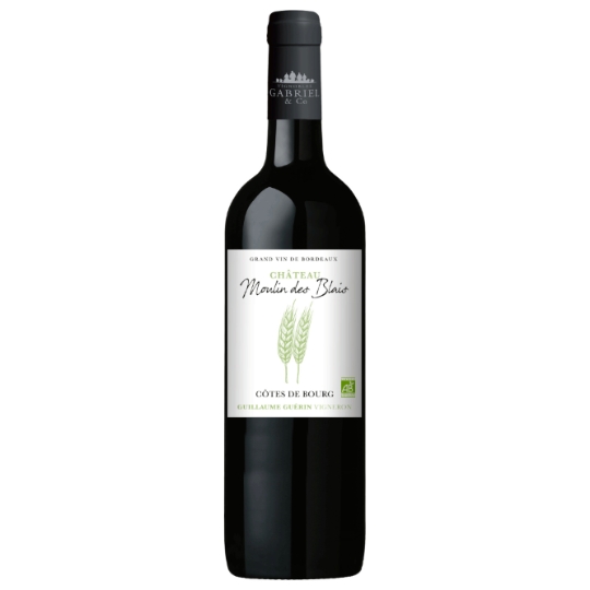 Vin Rouge A.O.P Côtes de Bourg CHATEAU MOULIN DES BLAIS