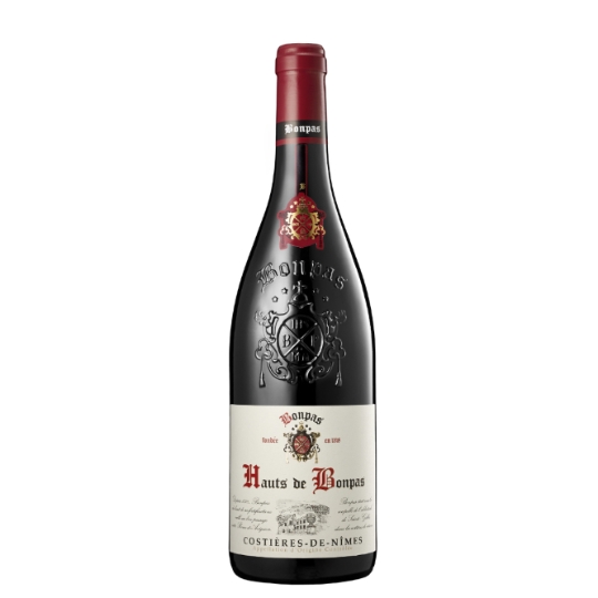 Vin rouge costieres de nimes les hauts de bonpas   BONPAS