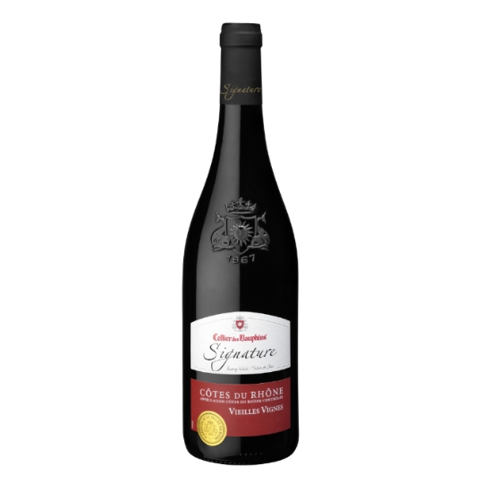 Vin Rouge A.O.P. Côtes Du Rhône CELLIER DES DAUPHINS