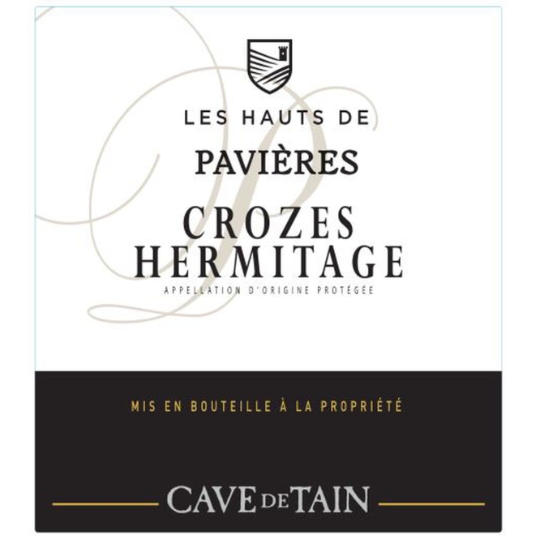 Vin Rouge A.O.P. Crozes Hermitage les Hauts de Pavières CAVE DE TAIN