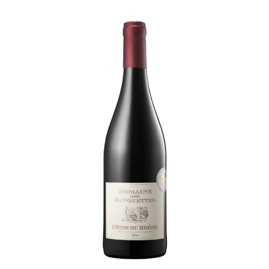 Vin rouge  Côtes du Rhône  DOMAINE DES BANQUETTES