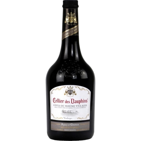 Vin rouge  Côtes du Rhône Villages  CELLIER DES DAUPHINS