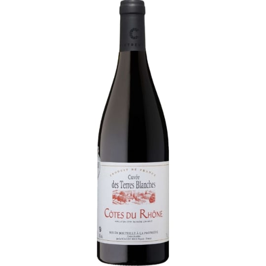Vin Rouge Côtes Du Rhône CUVEE DES TERRES BLANCHES