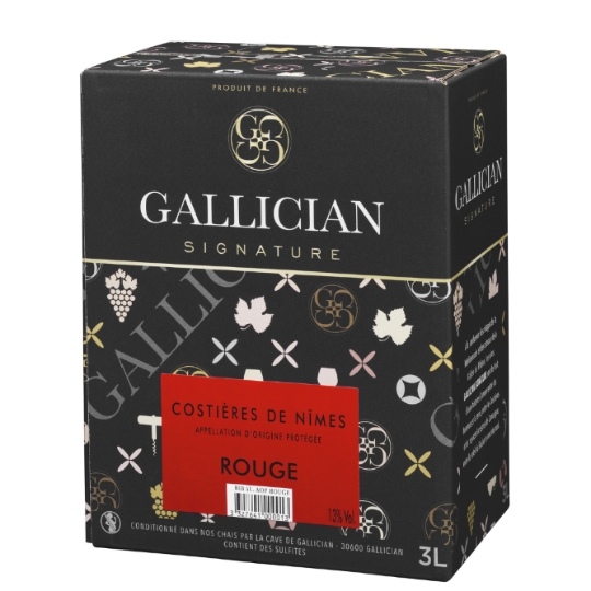 Vin Rouge AOP Costières de Nîmes GALLICIAN SIGNATURE