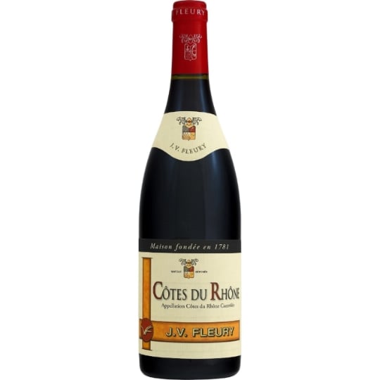 Vin Rouge Côtes du Rhône Grenache - Syrah - Mourvèdre J.V. FLEURY