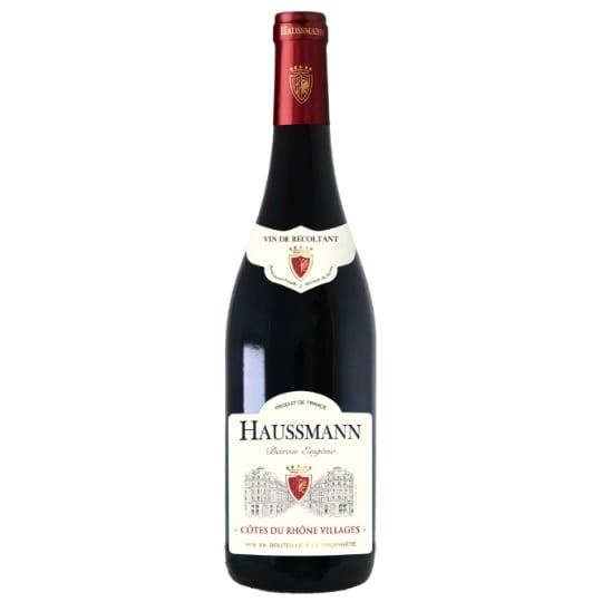 Vin Rouge Côtes du Rhône Villages HAUSSMANN BARON EUGENE