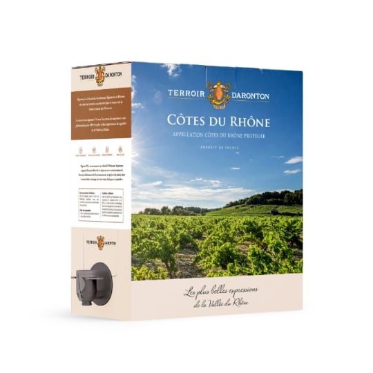 Vin Rouge A.O.P. Côtes du Rhône TERROIR DARONTON