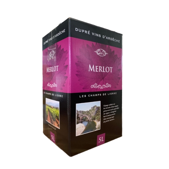 Vin Rouge IGP Merlot LES CHAMPS DE LIERRE