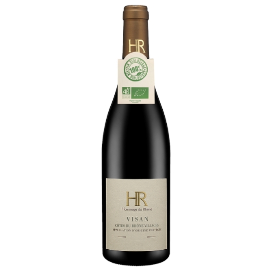 Vin Rouge AOP Côtes du Rhône Villages Visan Biologique HOMMAGE DU RHONE