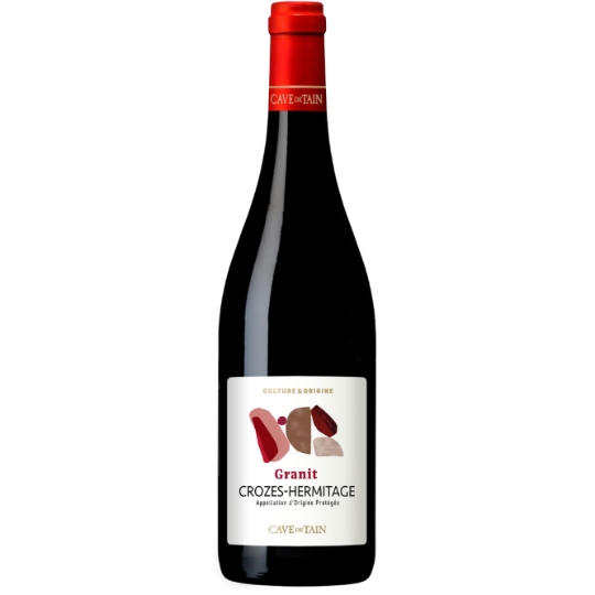 Vin Galets Crozes-Hermitage AOP Granit rouge CAVE DE TAIN