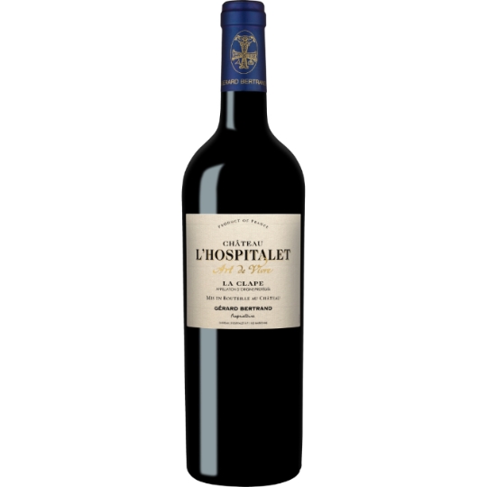 Vin Rouge AOP la Clape Bio CHATEAU L'HOSPITALET