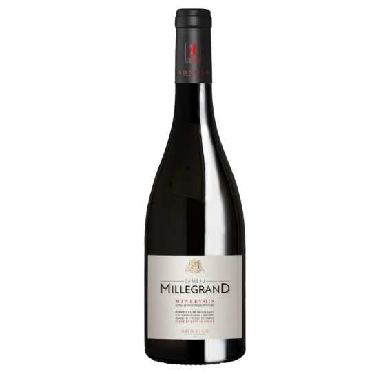 Vin Rouge A.O.P. Minervois CHATEAU MILLEGRAND FUTS DE CHENE