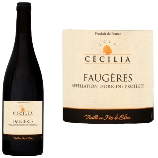 Vin rouge AOP Faugères  CECILIA
