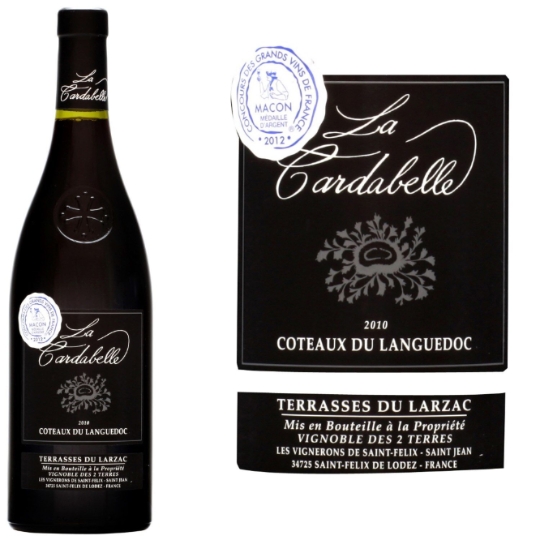 Vin rouge  Coteaux du Languedoc  LA CARDABELLE