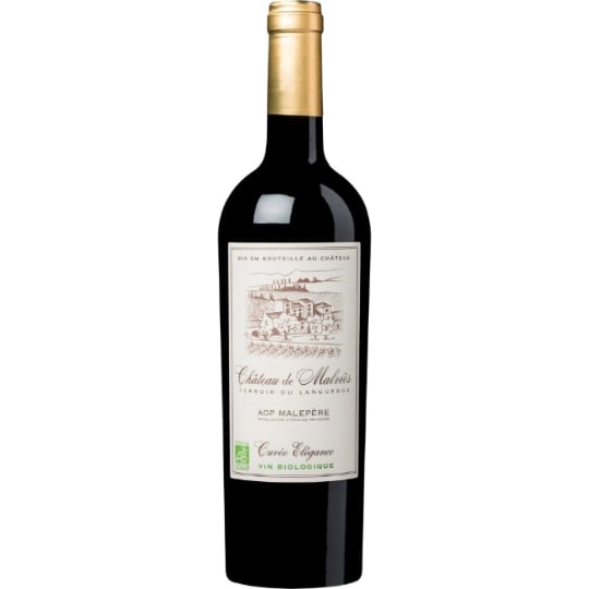 Vin rouge  Malepère  BIO CHATEAU MALVIES CUVEE ELEGANCE