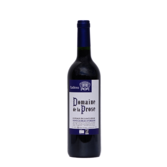 Vin rouge les cadières Côteaux du Languedoc DOMAINE DE LA PROSE