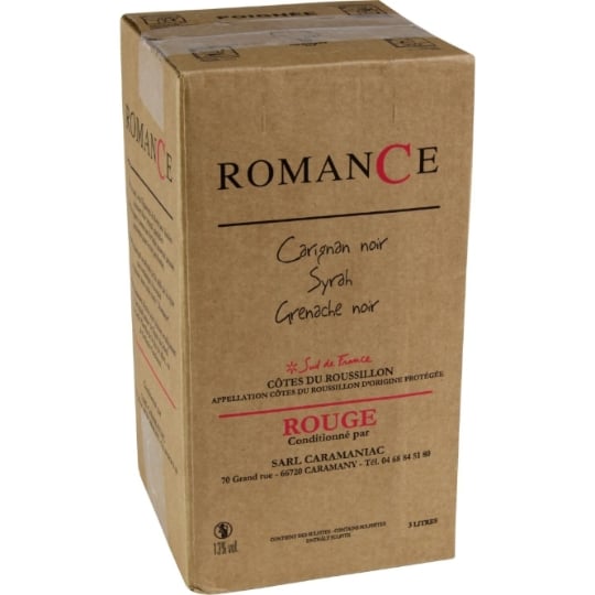 Vin Rouge Languedoc-Roussillon AOP ROMANCE