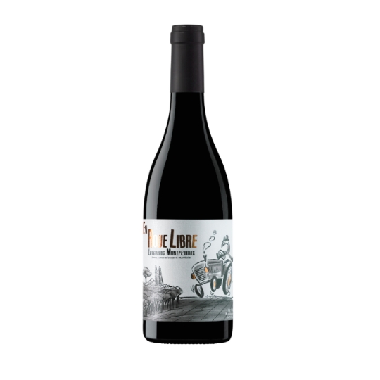 Vin Rouge AOP Languedoc Montpeyroux EN ROUE LIBRE