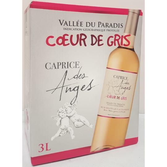 Vin Rosé IGP Vallée du Paradis Cœur de Gris CAPRICE DES ANGES