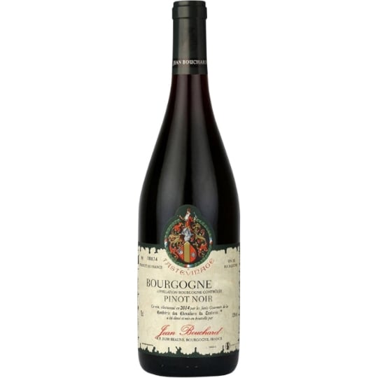 Vin Rouge A.O.P. Bourgogne Pinot Noir TASTEVINAGE JEAN BOUCHARD