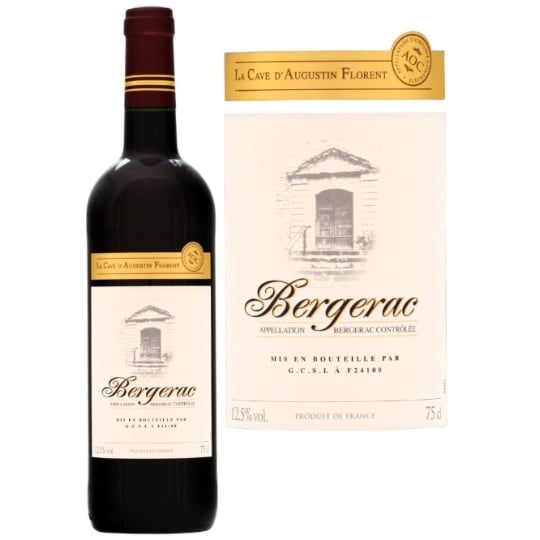 Vin Rouge A.O.P. Bergerac LA CAVE D'AUGUSTIN FLORENT