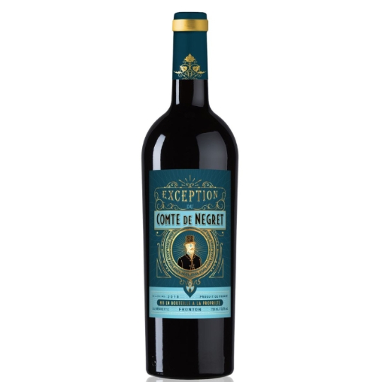 Vin Rouge AOC Fronton Exception la Négrette COMTE DE NEGRET
