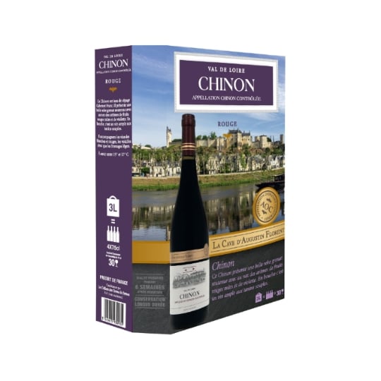 Vin Rouge A.O.P. Val de Loire Chinon LA CAVE D'AUGUSTIN FLORENT