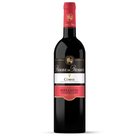 Vin rouge Corse Niellucciu RESERVE DU PRESIDENT