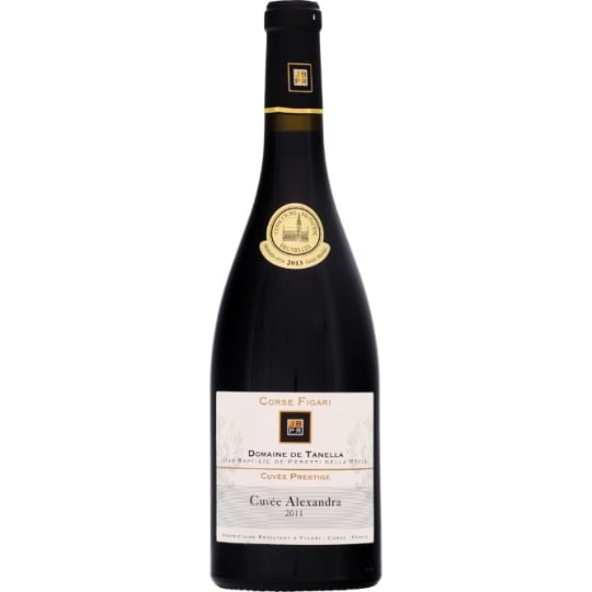 Vin Rouge AOP Corse Figari Cuvée Alexandra Prestige DOMAINE DE TANELLA