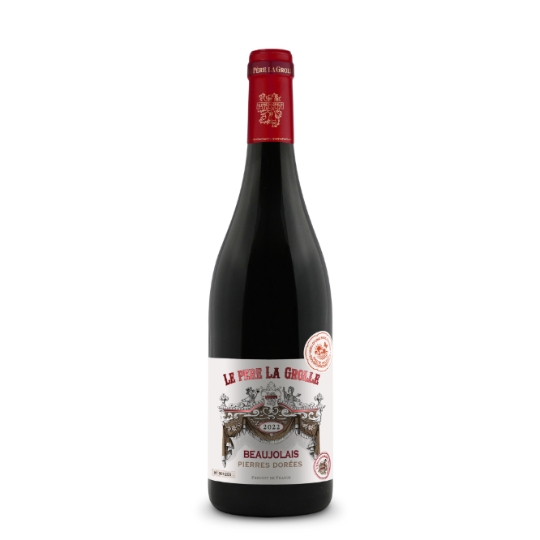 Vin Rouge AOC Beaujolais Pierres Dorées LE PERE LA GROLLE