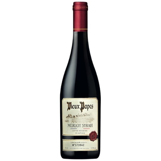 Vin Rouge Merlot Syrah VIEUX PAPES