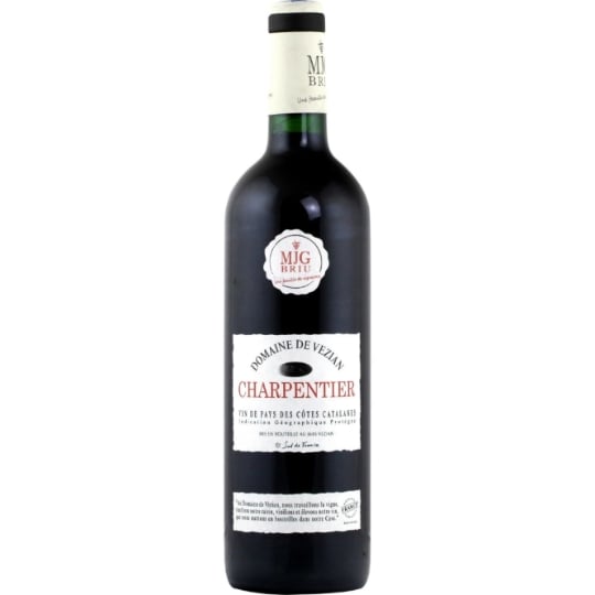 Vin rouge  de pays Côtes Catalanes  MJG BRIU