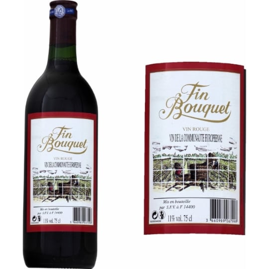 Vin Rouge de l'Union Européenne FIN BOUQUET