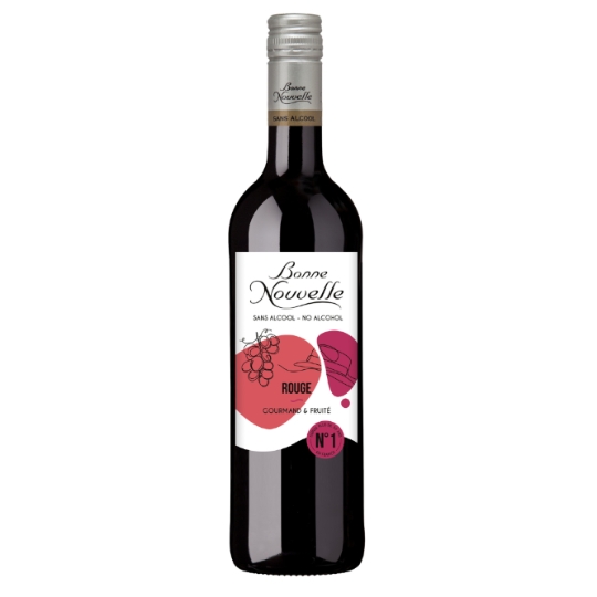 Boisson Aromatisée à Base de Vin Désalcoolisé Gourmand et Fruité BONNE NOUVELLE