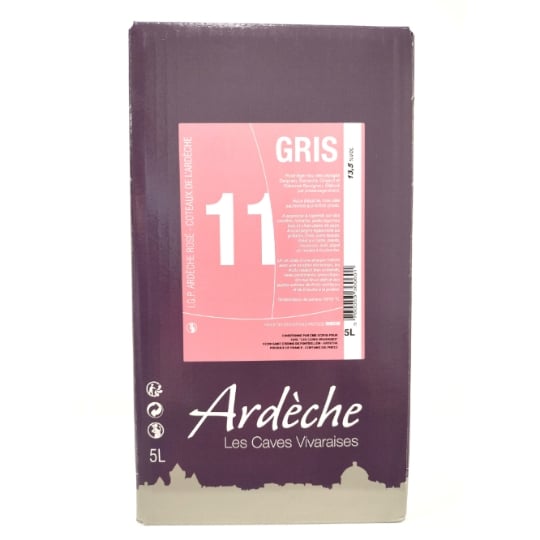 Vin IGP Coteaux Ardèche Gris  LES CAVES VIVARAISES