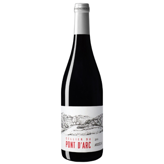 Vin Rouge IGP Ardèche CELLIER DU PONT D'ARC