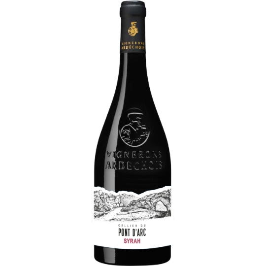 Vin Rouge IGP Ardèche CELLIER DU PONT D'ARC