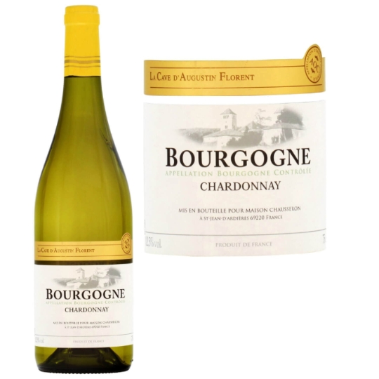 Vin Blanc A.O.P. Bourgogne Chardonnay LA CAVE D'AUGUSTIN FLORENT