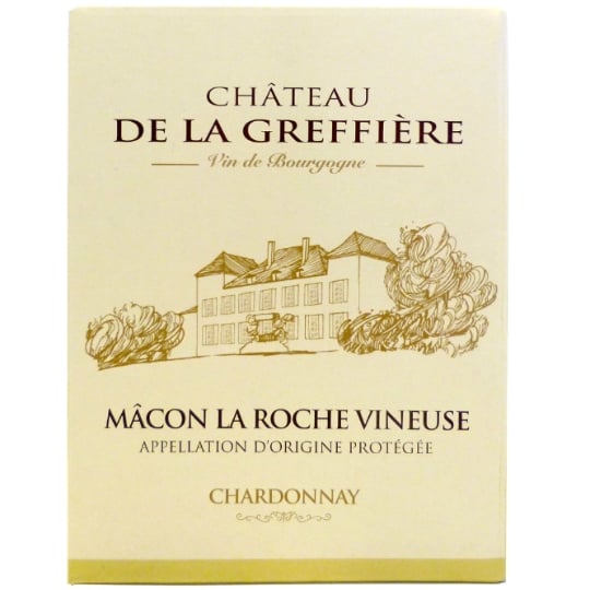 Vin Blanc AOP Mâcon La Roche Vineuse Chardonnay LA GREFFIERE