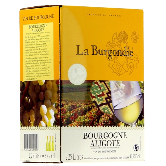 Vin Blanc AOC Bourgogne Aligoté LA BURGONDIE
