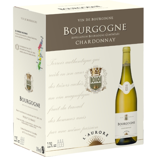 Vin Blanc AOC Bourgogne Chardonnay L'AURORE