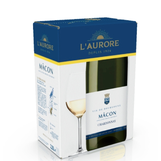 Vin Blanc AOC Mâcon Chardonnay L'AURORE