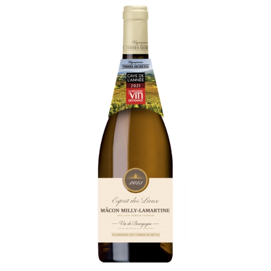 Vin Blanc AOC Mâcon Milly-Lamartine Esprit des Lieux VIGNERONS DES TERRES SECRETES