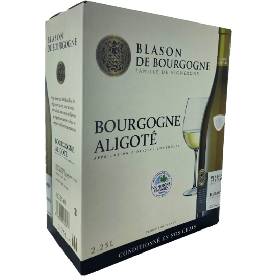 Vin Blanc AOC Bourgogne Aligoté BLASON DE BOURGOGNE