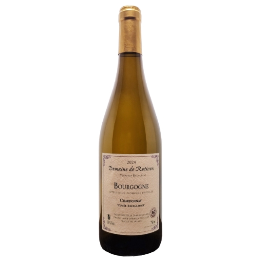 Vin Blanc AOP Bourgogne Chardonnay Cuvée Excellence 13% DOMAINE DE ROTISSON