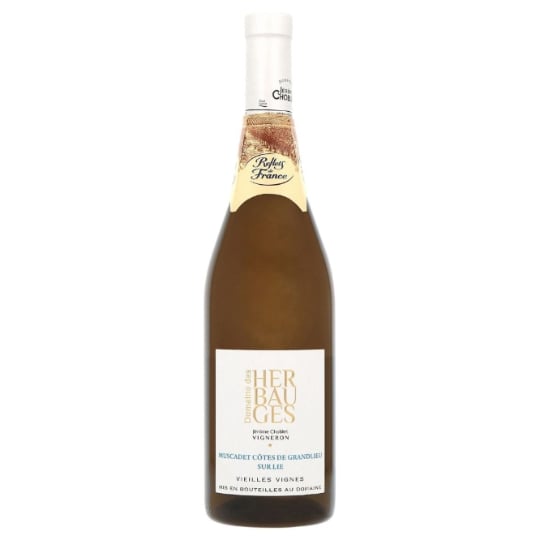 Vin Blanc A.O.P. Muscadet-Cotes-de-Grandlieu Sur Lie DOMAINE DES HERBAUGES REFLETS DE FRANCE